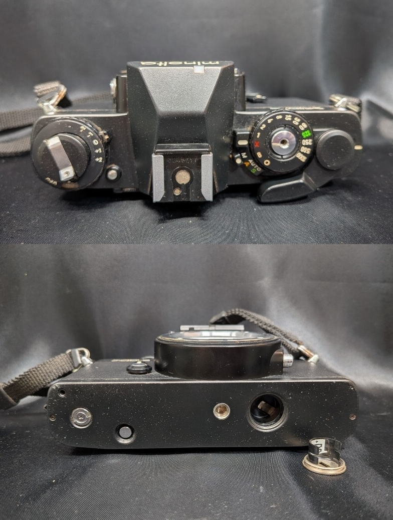 Minolta ミノルタ XD-s MD ROKKOR 50mm 1:1.4 フィルムカメラ ブラックボディ 　も21_画像5