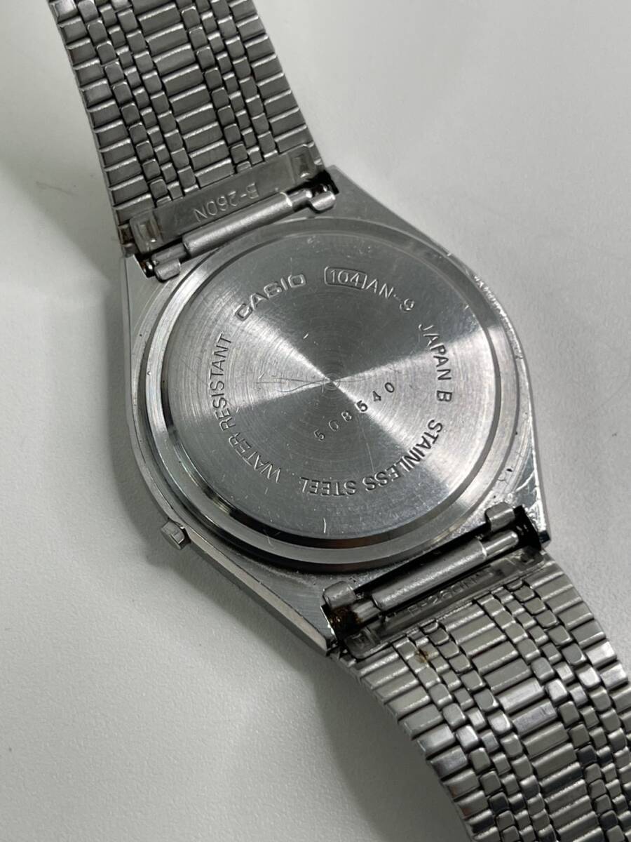 CASIO カシオ AN-9 104 デジタル クォーツ 純正ベルト メンズ 不動品 【No.4110】_画像10