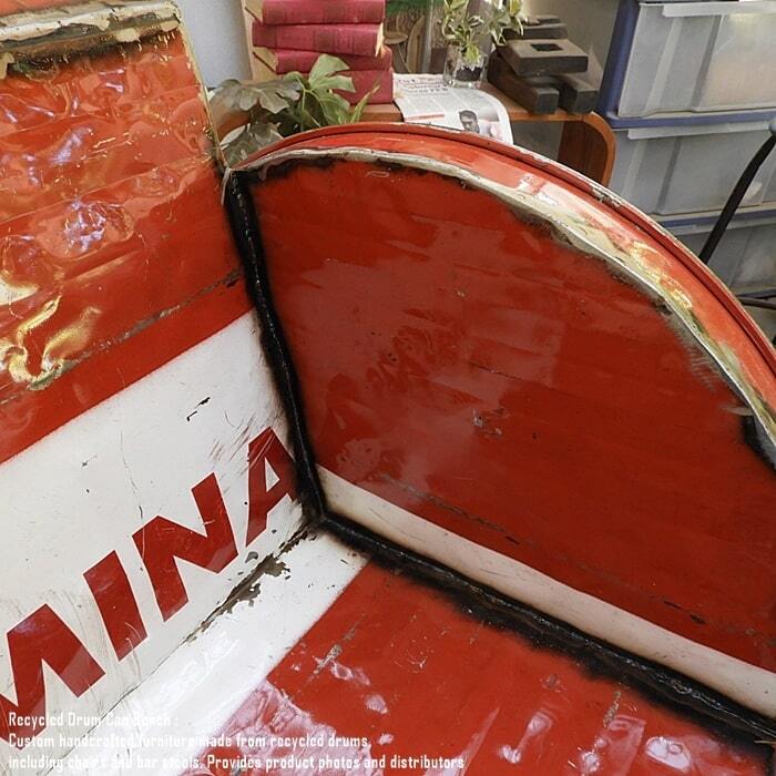  барабан жестяная банка . переделка сделал bench 2P T PERTAMINA 2 местный .1.5 местный . диван love sofa steel стул переделка мебель барабан жестяная банка стул диван 