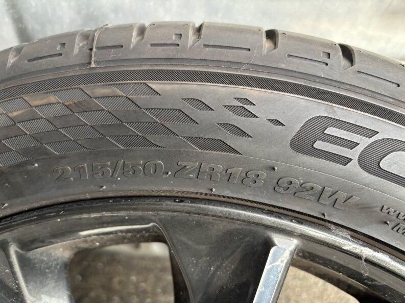 CX-3 タイヤホイール４本セット　　215/50ZR18 24年製_画像9