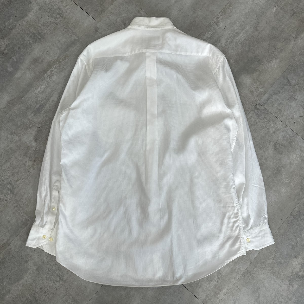 ETRO◆長袖シャツ イタリア製 エトロ ホワイト系 メンズ サイズ L 6_画像2