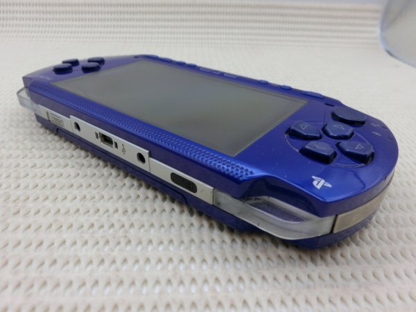 【中古現状品】 SONY ソニー PSP 本体 PSP-1000 ブルー 1000シリーズ バッテリー・蓋なし 動作未確認 GA1B-LP-11TR0531_画像2