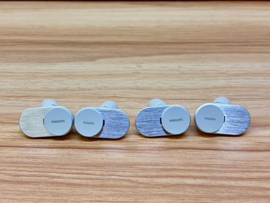 B96 ジャンク PHILIPS フィリップス 2個セット ハイエンドモデル 完全ワイヤレスイヤホン Fidelio T1 ホワイト_画像8