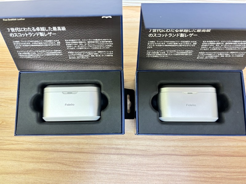 B96 ジャンク PHILIPS フィリップス 2個セット ハイエンドモデル 完全ワイヤレスイヤホン Fidelio T1 ホワイト_画像4