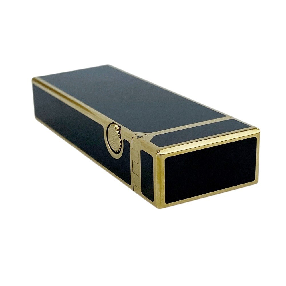 ■1円～■美品■　ダンヒル ライター タバコ 煙草 GP ゴールド ブラック 1スタ 【401527】5_画像4