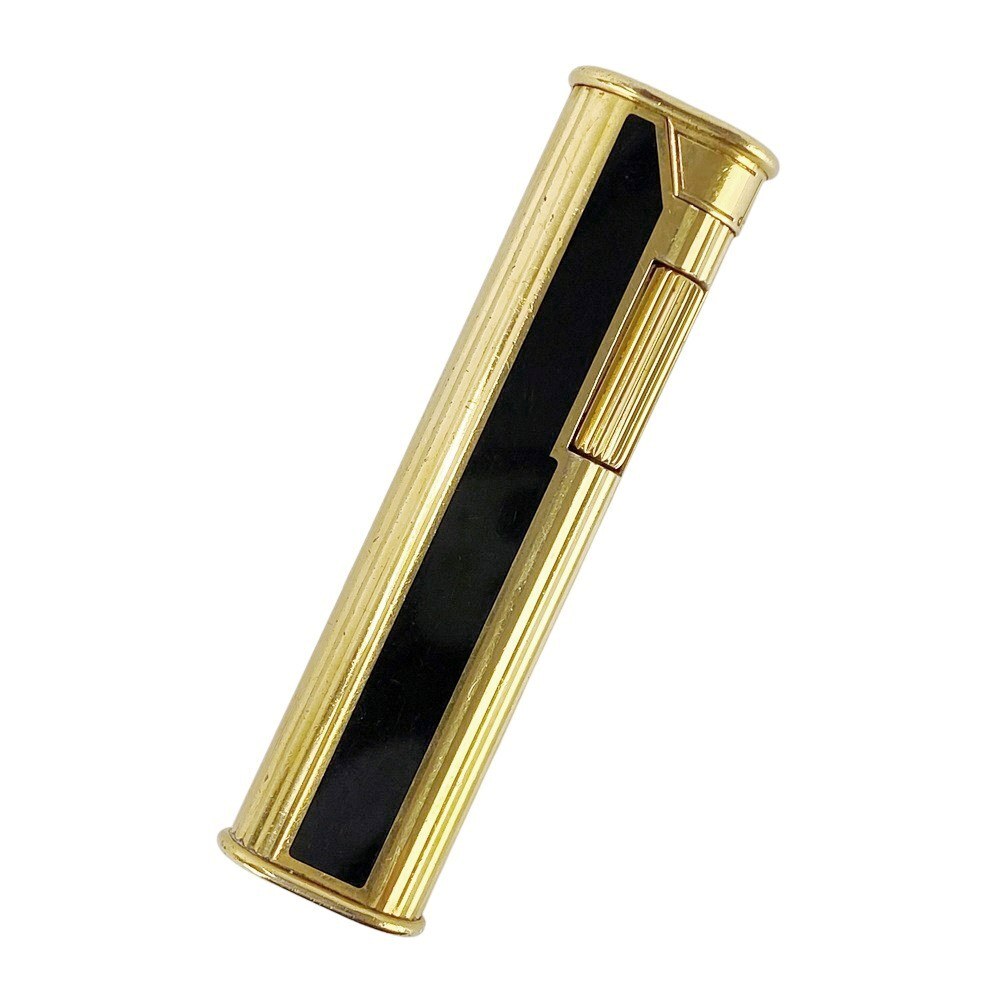 ■1円～■美品■　ダンヒル ライター 煙草 タバコ GP ゴールド ブラック 1スタ 【466106】1_画像1