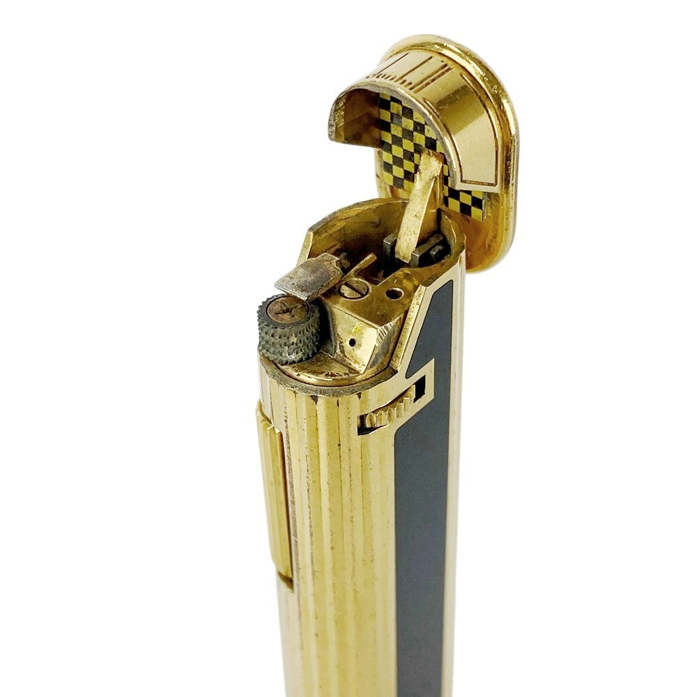 ■1円～■美品■　ダンヒル ライター 煙草 タバコ GP ゴールド ブラック 1スタ 【466106】1_画像5