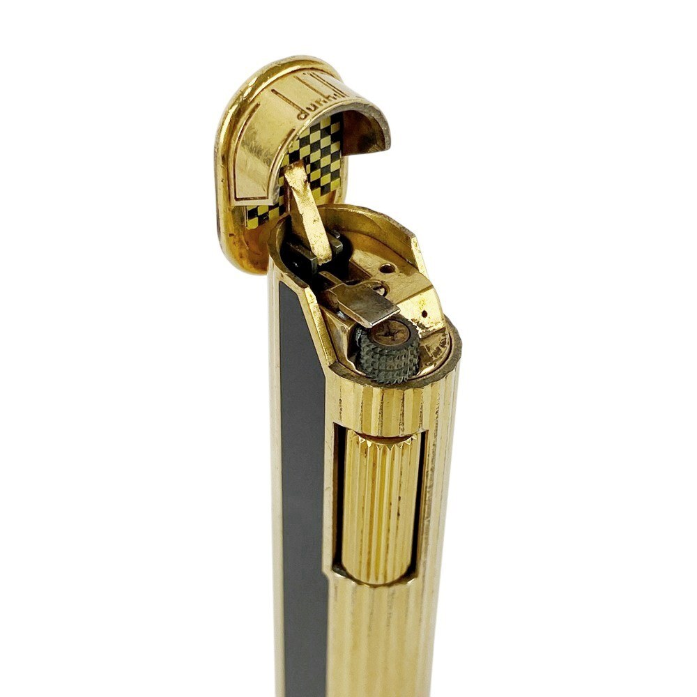 ■1円～■美品■　ダンヒル ライター 煙草 タバコ GP ゴールド ブラック 1スタ 【466106】1_画像6