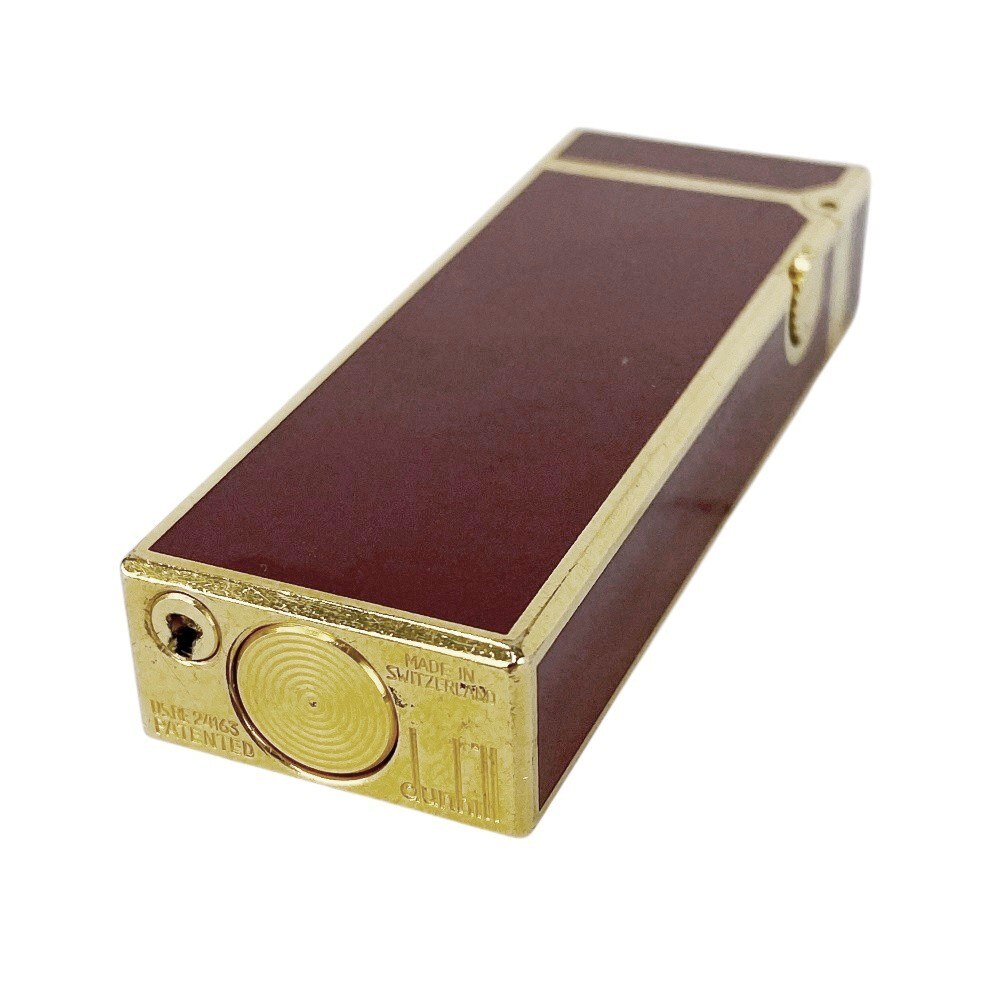 ■1円～■美品■　ダンヒル ライター 煙草 タバコ GP ゴールド レッド 1スタ 【454868】1_画像3