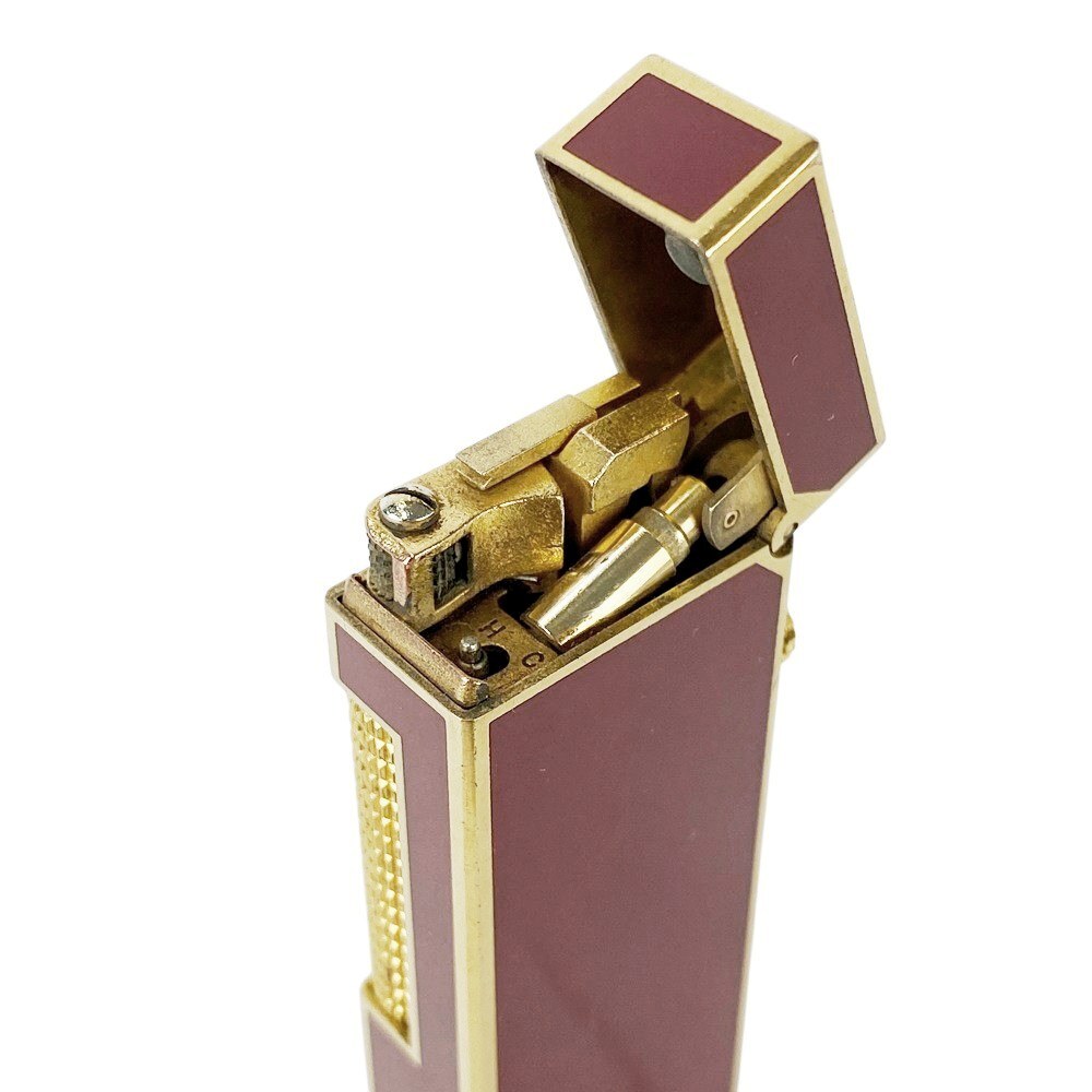 ■1円～■美品■　ダンヒル ライター 煙草 タバコ GP ゴールド レッド 1スタ 【454868】1_画像5