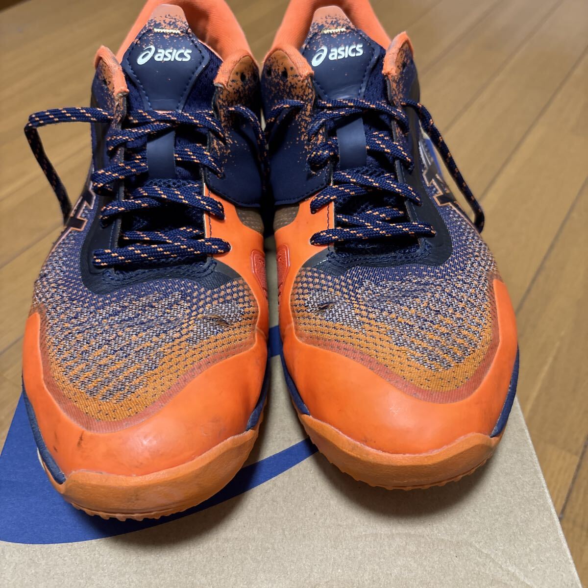 アシックス asics プレステージライト 5 オムニクレー ユニセックス テニスシューズ SHOCKING ORANGE/MIDNIGHT27cm_画像5