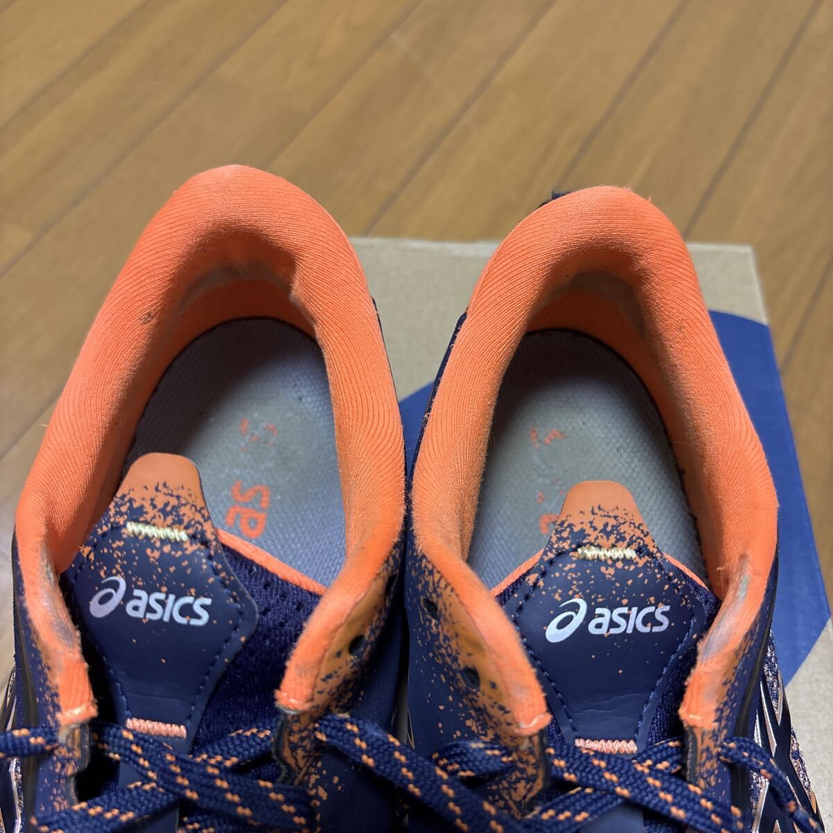 アシックス asics プレステージライト 5 オムニクレー ユニセックス テニスシューズ SHOCKING ORANGE/MIDNIGHT27cm_画像7