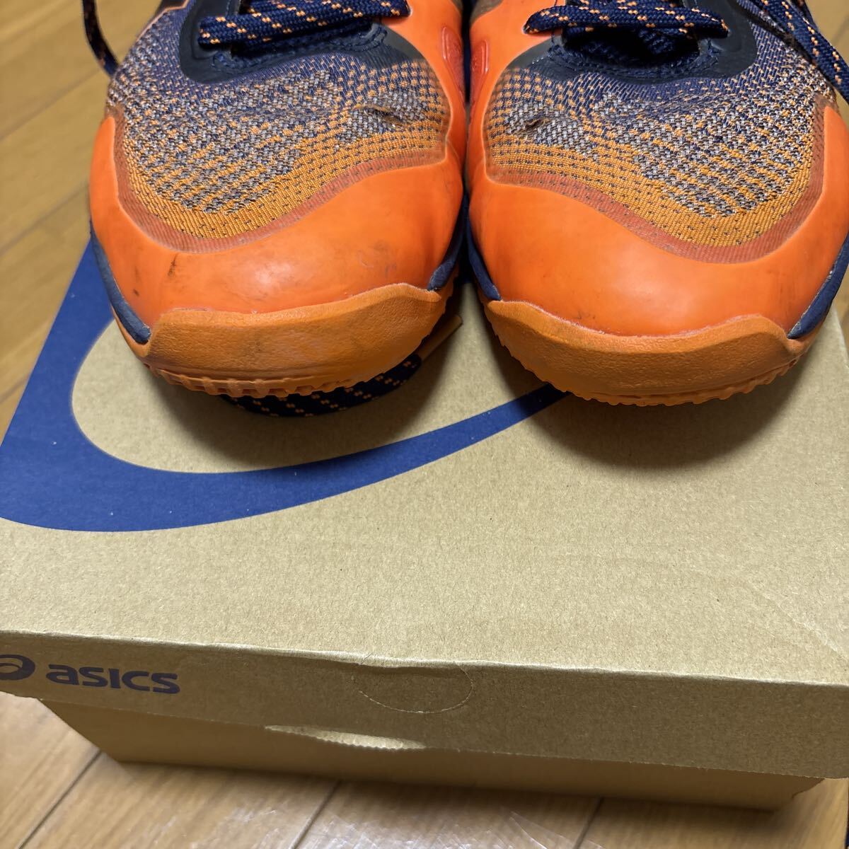 アシックス asics プレステージライト 5 オムニクレー ユニセックス テニスシューズ SHOCKING ORANGE/MIDNIGHT27cm_画像8