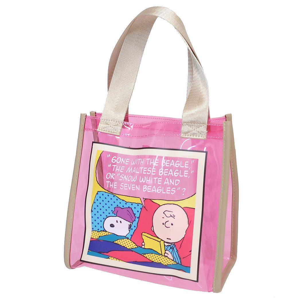 スヌーピー クリアミニトート ピーナッツ トートバッグ キャラクター_画像1