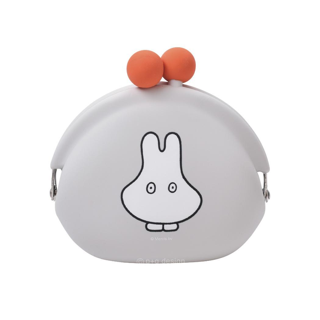 ミッフィー コインケース POCHI ポチ おばけごっこ ディックブルーナ ピージーデザイン シリコンがまぐち 小銭入れ 絵本キャ_画像1