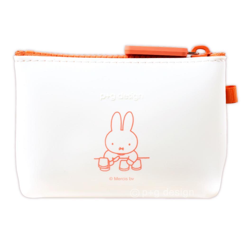 ミッフィー コスメポーチ NUU small ヌウスモール レッド ディックブルーナ ピージーデザイン シリコンポーチ 小物入れ_画像2