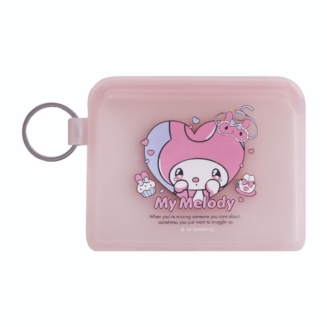 マイメロディ ミニポーチ FLAPPO フラッポ 甘えんぼナミダ サンリオ ピージーデザイン シリコンポーチ 小物入れ キャラクタ_画像1