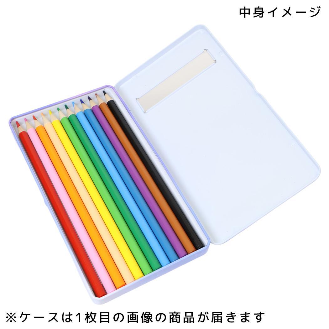 マイメロディ&クロミ 色鉛筆 缶ケース入り12色いろえんぴつ キラキラドレス サンリオ カミオジャパン 新学期準備文具 キャラクタ_画像3