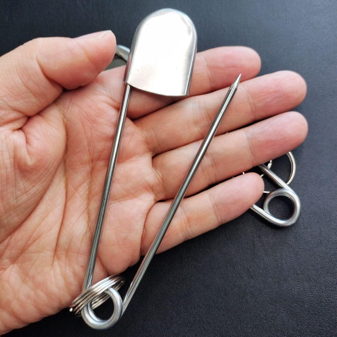 2本セット USA アメリカ デッドストック ランドリーピン セイフティーピン アメカジ 蚤の市 安全ピン ヴィンテージ _画像5