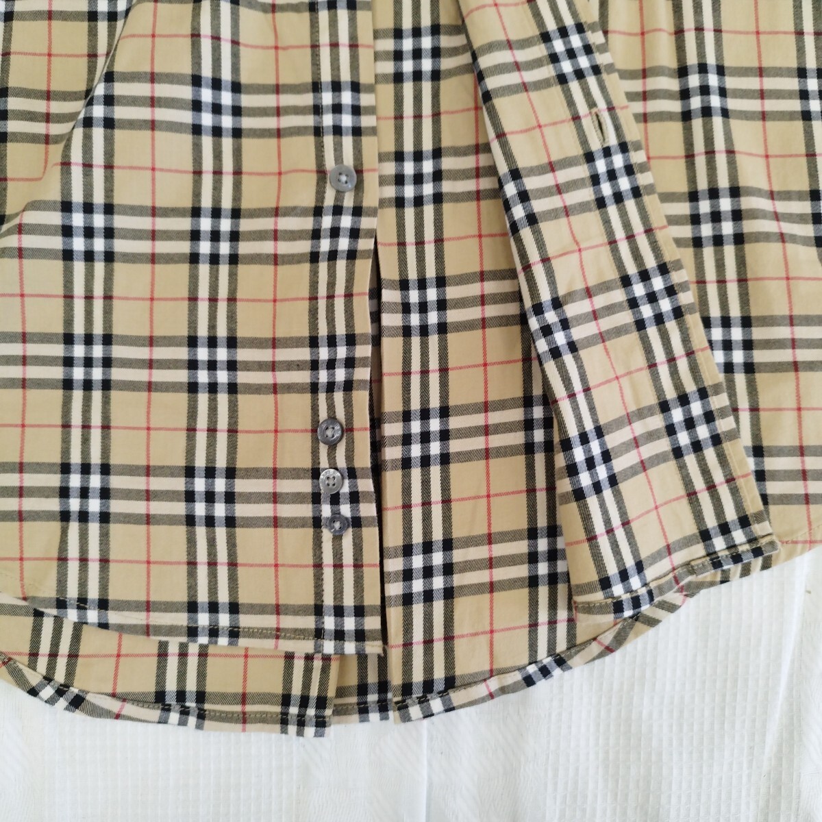 28b【1000円スタート】 BURBERRY LONDON 半袖シャツ ノバチェック サイズ S チェック柄 バーバリーロンドン_画像5