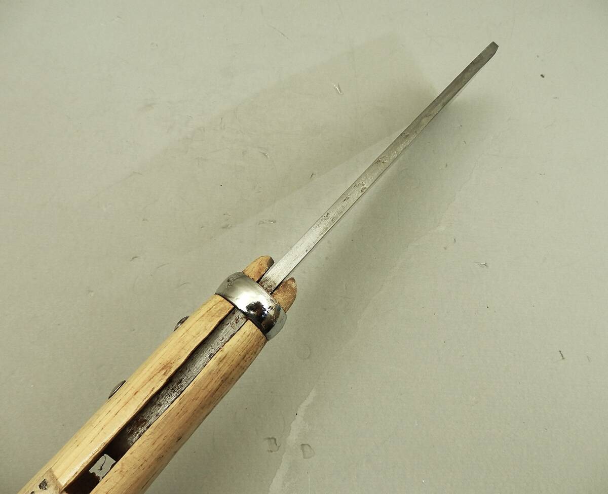 哲寛元 鋼付 鉈 180ｍｍ 約650ｇ 現状品 売り切り_画像6