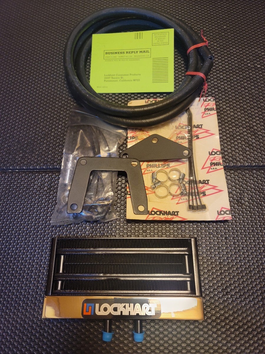 新品未使用！ 当時物ロックハートLOCKHART オイルクーラー サーモ機能付き４段 Z1 Z2 FX CB GS XJ_画像5