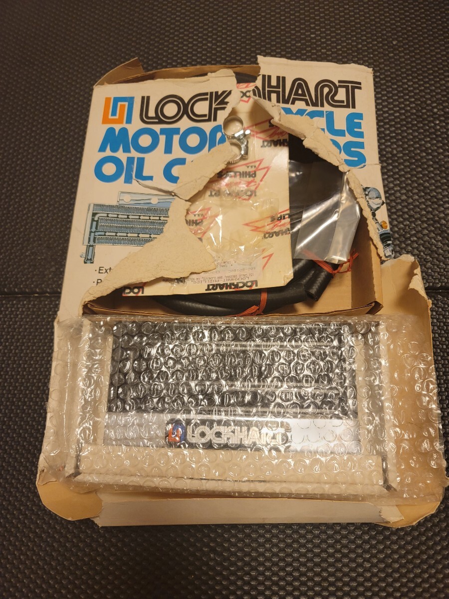 新品未使用！ 当時物ロックハートLOCKHART オイルクーラー サーモ機能付き４段 Z1 Z2 FX CB GS XJ_画像10