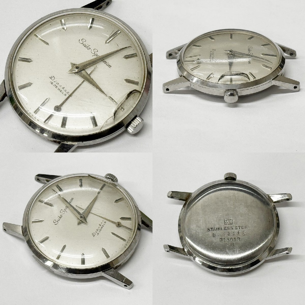 SEIKO セイコー マーベル ユニーク スポーツマン 手巻き メンズ 腕時計 6個 まとめ売り 14039/J13013/18006/U13024/J13031 20129O5-13_画像4