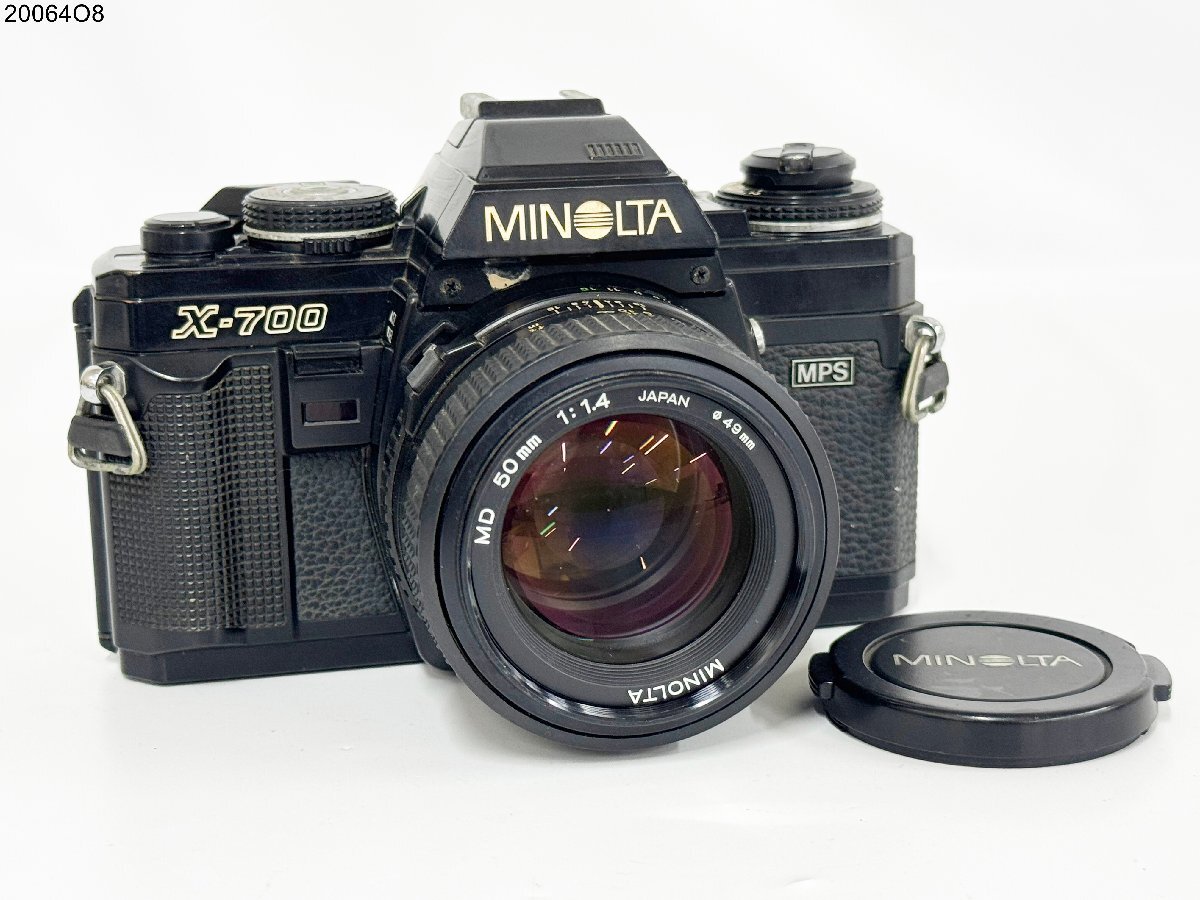 シャッターOK MINOLTA ミノルタ X-700 MD 50mm 1:1.4 一眼レフ フィルムカメラ ボディ レンズ 20064O8-8_画像1