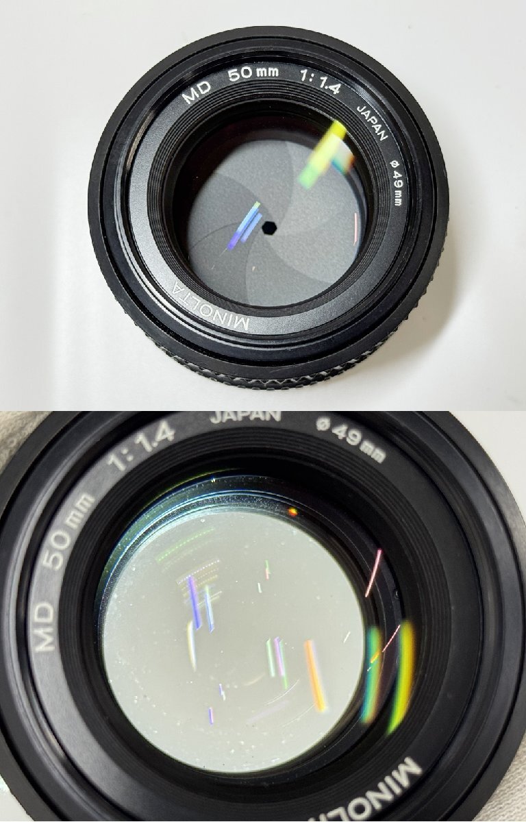 シャッターOK MINOLTA ミノルタ X-700 MD 50mm 1:1.4 一眼レフ フィルムカメラ ボディ レンズ 20064O8-8_画像6