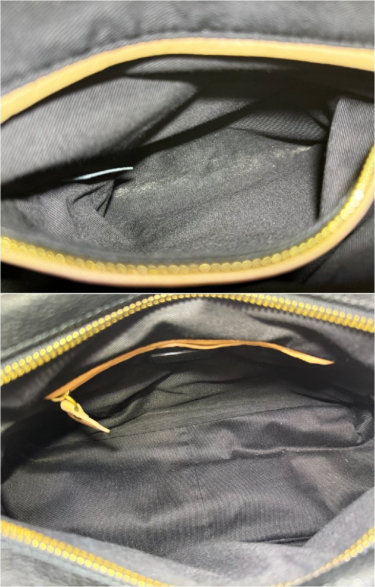 Chloe クロエ パラティ レザー ハンドバッグ ショルダーバッグ ブラック系 ゴールド金具 01-11-50 レディース BAG 鞄 3708G5._画像8