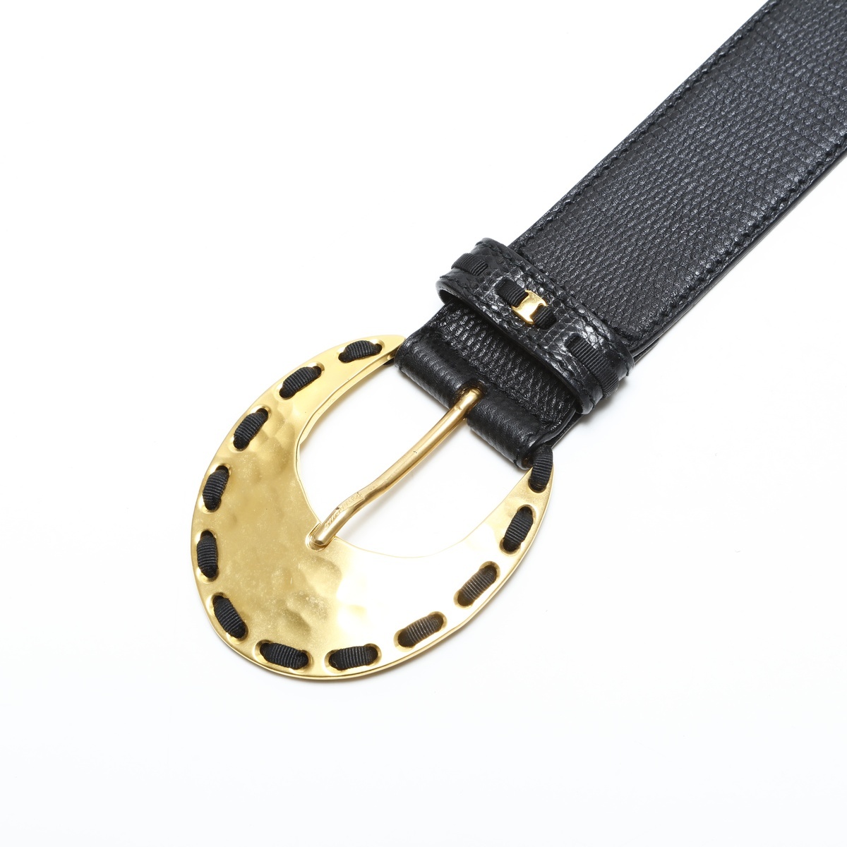  Salvatore Ferragamo Salvatore Ferragamo ремень кожа черный 