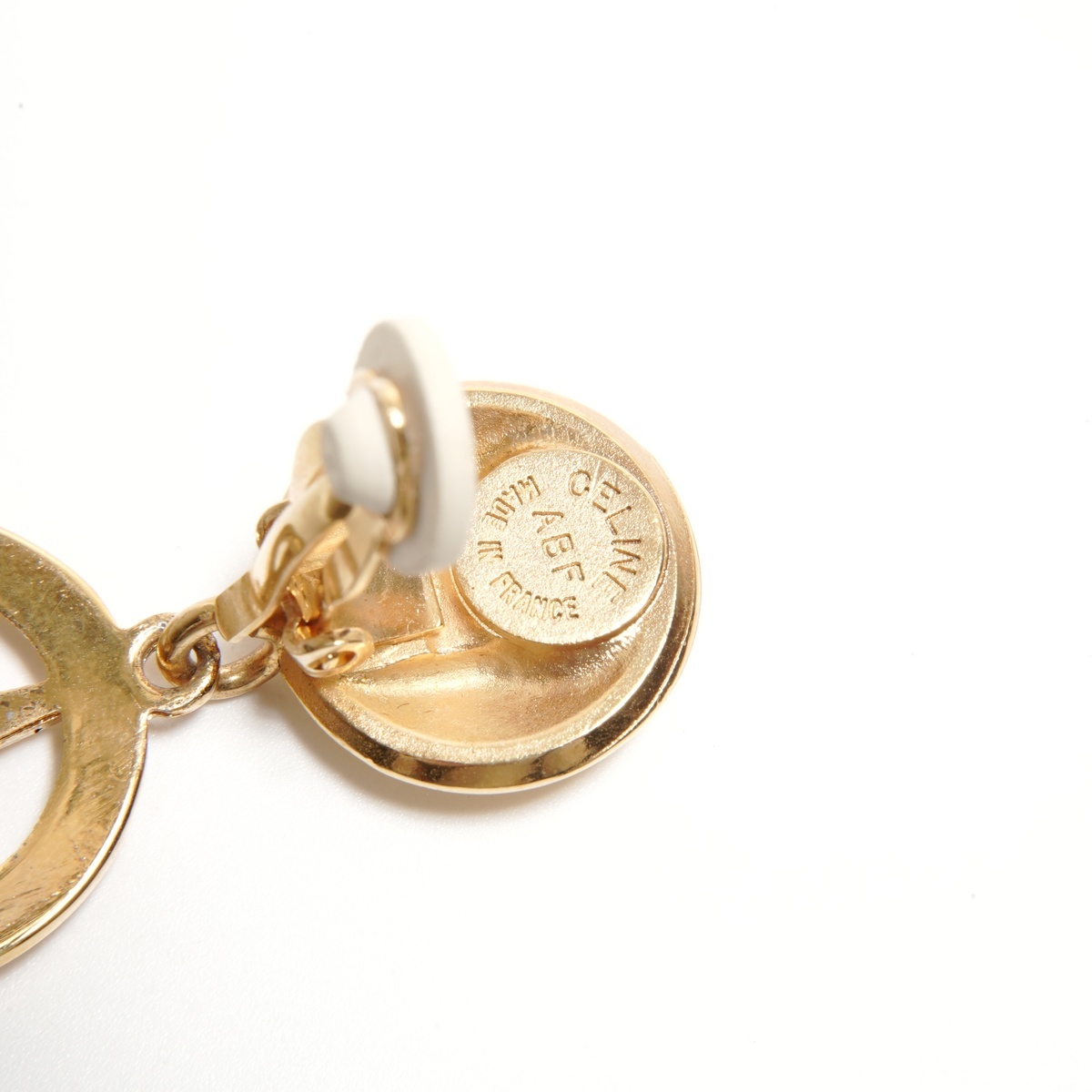 セリーヌ CELINE イヤリング エッフェル塔 ゴールド_画像8