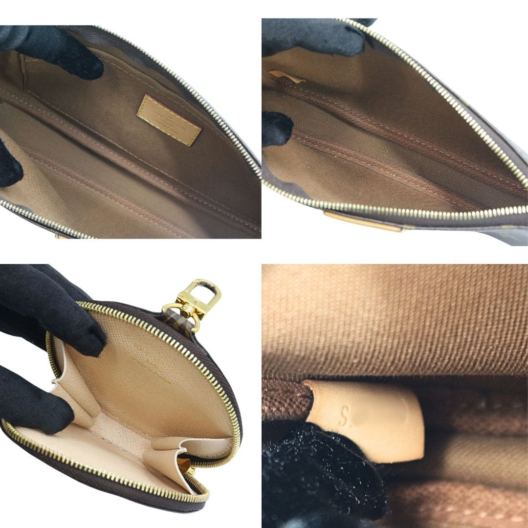 LOUISVUITTON ミュルティ ポシェット アクセソワ―ル モノグラムブラウン&ローズクレールピンク M44840 レディース 【USED】( AK-4122)_画像7
