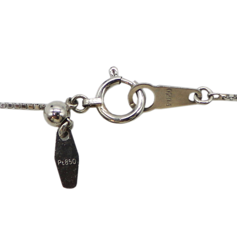 PT900/PT850/D0.514ct プラチナ 一粒ダイヤモンド ペンダント レディース【NEW】(AK-3190)_画像3