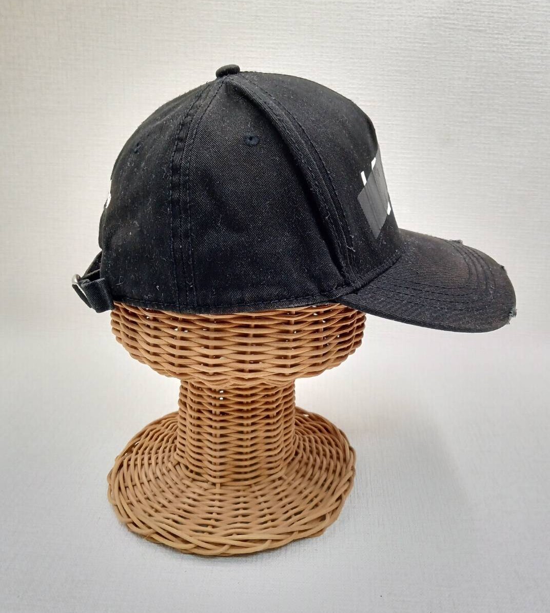 【K22】ディースクエアード/DSQUARED2/ICON/キャップ/ロゴ/ブラック/サイズ調整可能_画像4