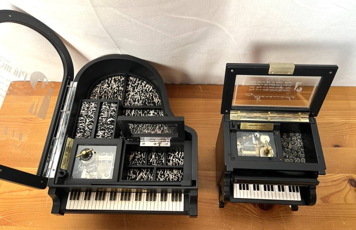 [M924] музыкальная шкатулка / различный 5 шт / суммировать / ювелирные изделия BOX/ кейс для украшений / бардачок / из дерева музыкальная шкатулка / Coca * Cola / б/у товар / Junk ..