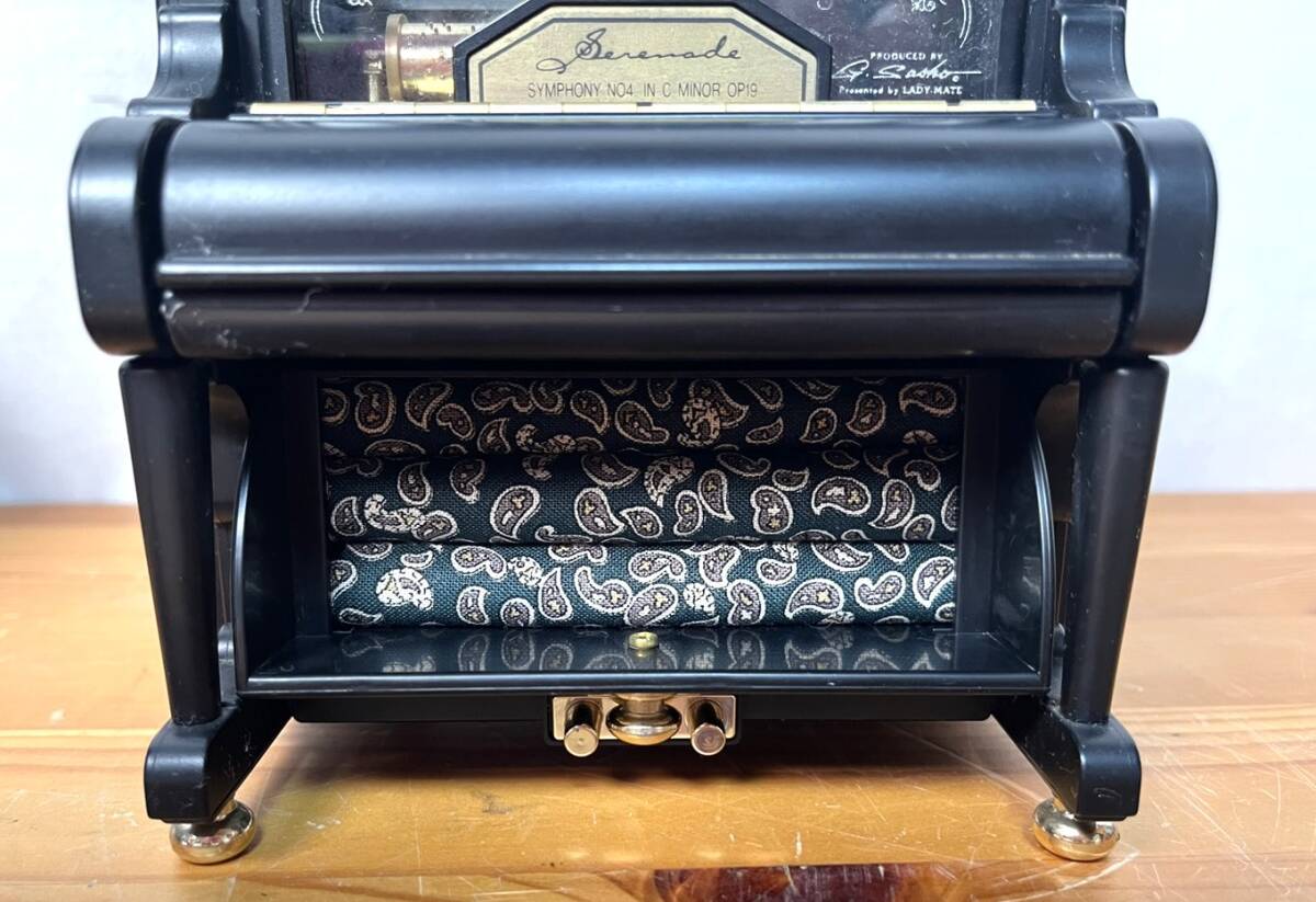 [M924] музыкальная шкатулка / различный 5 шт / суммировать / ювелирные изделия BOX/ кейс для украшений / бардачок / из дерева музыкальная шкатулка / Coca * Cola / б/у товар / Junk ..