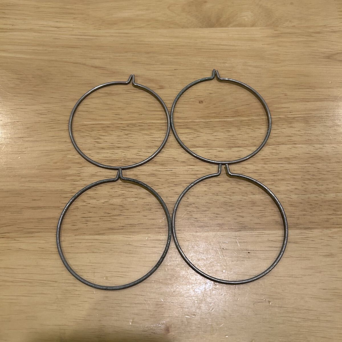 C399 希少 当時物 WORK Ewing センターキャップ 4個 外径145mm 欠品部品無し_画像6