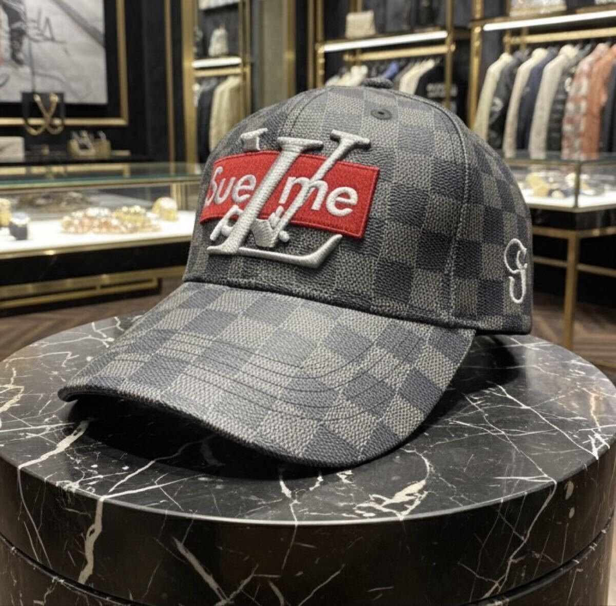 超希少カリスマプライベートブランドFUCK THE FAKE SUE MEキャップベージュ_画像1
