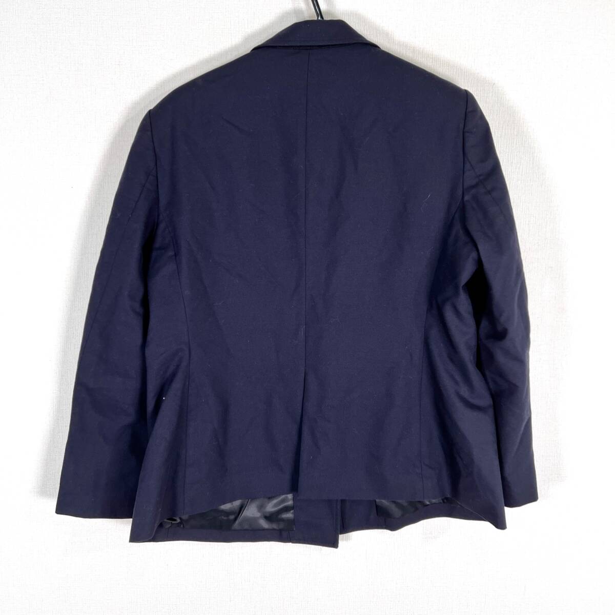 【INES DE LA FRESSANGE UNIQLO】イネスドラフレサンジュ ユニクロ ネイビー系 テーラードジャケット ブレザー レディース 3XL【c033】_画像4