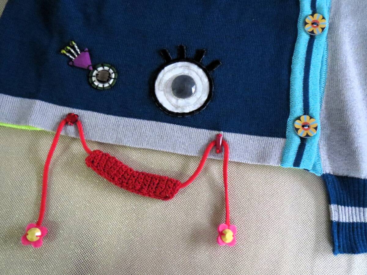 670★新品★アルベロベロ ALBEROBELLO★ビーズ手刺繍★カーディガン★FACE★サラッと薄手★_画像8