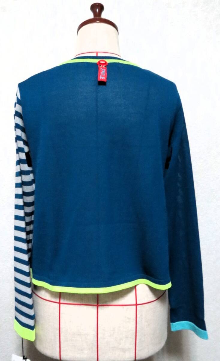 670★新品★アルベロベロ ALBEROBELLO★ビーズ手刺繍★カーディガン★FACE★サラッと薄手★_画像4