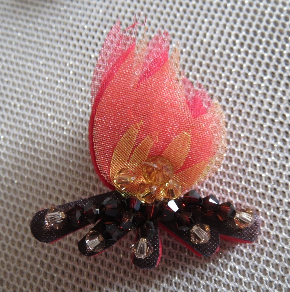 692★新品★アルベロベロ ALBEROBELLO★キャンプファイヤー★ブローチ★2点セット★_画像4