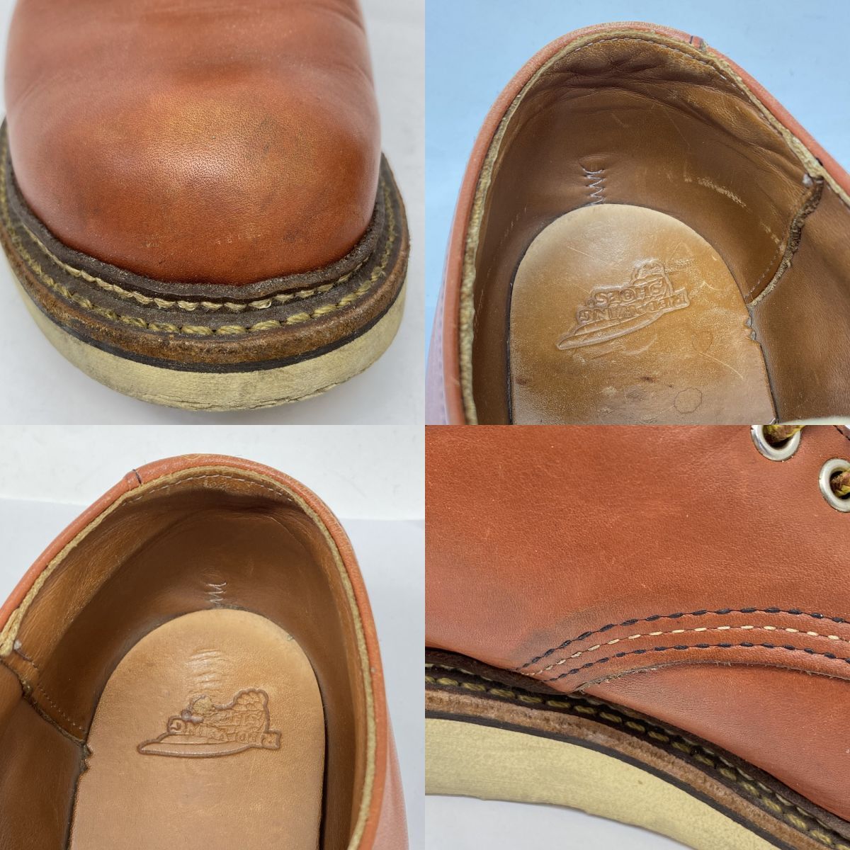 156s REDWING Red Wing WORK OXFORD Work оскфорд 8001 US10.5 28cm без коробки * б/у 