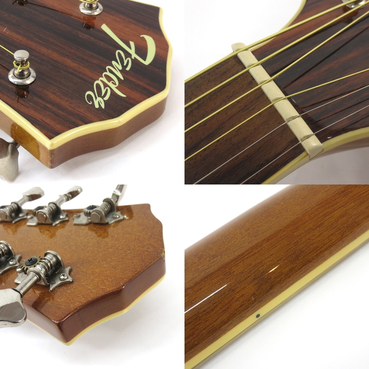 091s*Fender крыло Limited FA-235E Striped Ebony Concert натуральный электроакустическая гитара электрический * акустическая гитара * б/у 