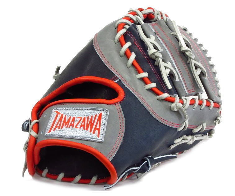 タマザワ 玉澤 ソフトボール用キャッチャーミット兼ファーストミット TSF-KN160WD 右投げ★_画像3