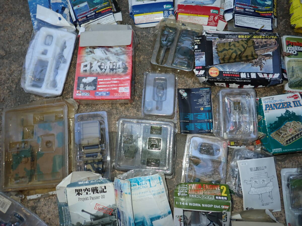 食玩 エフトイズ タカラ 系 難あり まとめて ヘリボーン 世界の艦船 日本沈没 戦車軍団 マイクロアーマー ワールドタンク 箱潰れ GG3153_画像5