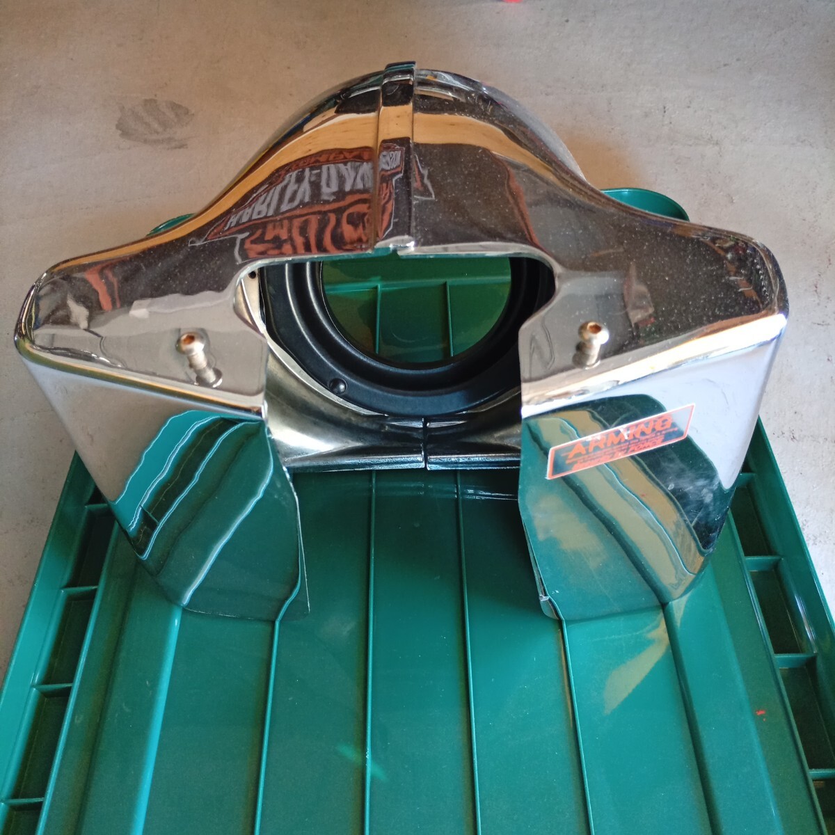 ヘッドライトナセル　98FLSTCで使用_画像8