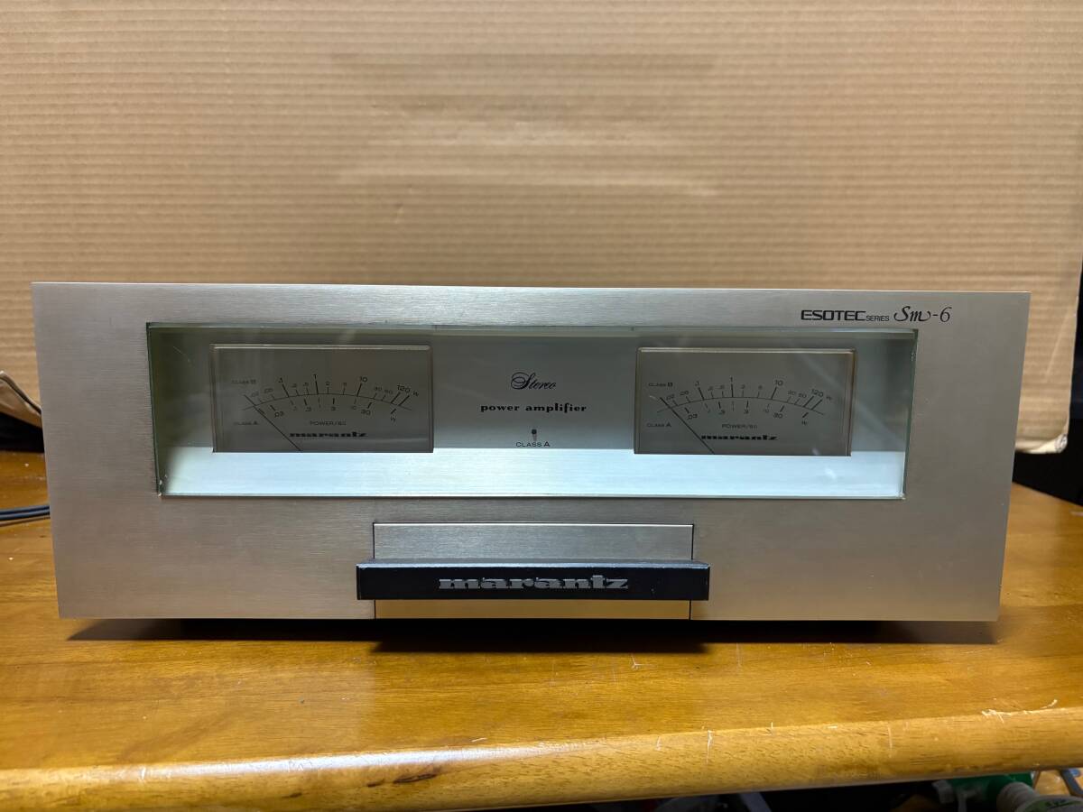 marantz マランツ SM-６ パワーアンプ　中古　ジャンク_画像1